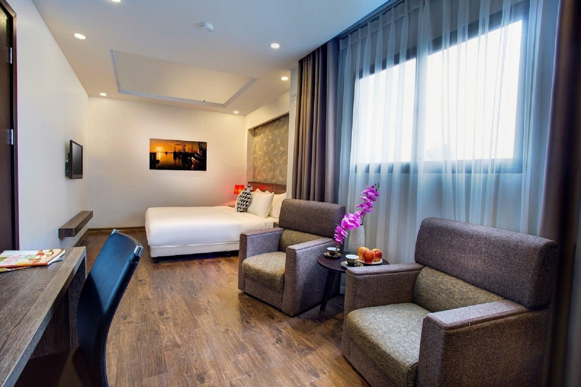 My Linh Hotel Ханой Экстерьер фото